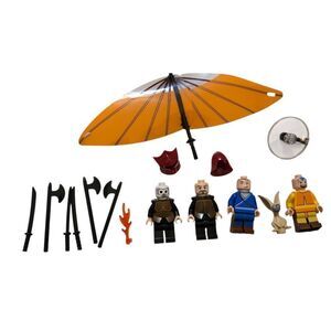 LEGO Avatar: The Last Airbender: Air Temple (3828) Aang Momo Mini Figures Glider